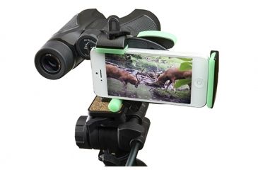 Image of CARSON UNIVERSAL Optics Adapter, Black/Green IS-100