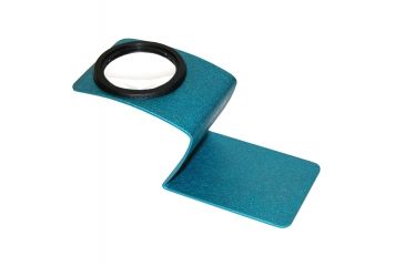 Image of Carson Wave 4x Stand  Magnifier Loupe, Aqua WV-55BL