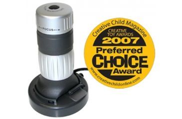 Image of Carson zPix 26x-130x Digital Zoom Microscope, Gray w/ 3.6deg Aperture, New MM 640