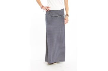 Image of Carve Designs Abbie Maxi Skirt - Womens-Midnight Paris Stripe-Large