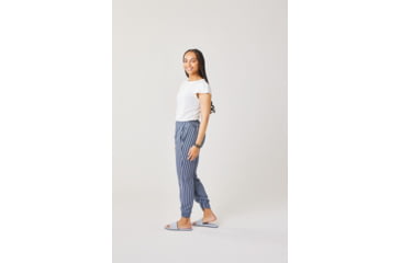 Image of Carve Designs Avery Beach Pant - Womens, Navy Stripe, Medium, PTWY89-419-MD