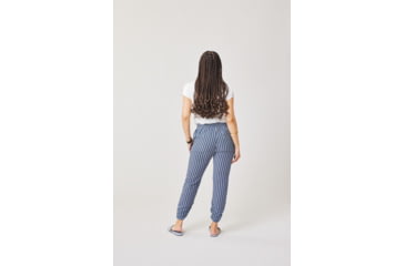 Image of Carve Designs Avery Beach Pant - Womens, Navy Stripe, Medium, PTWY89-419-MD
