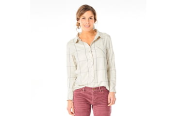 Image of Carve Designs Betasso Button Front Shirt - Women's-SherpaWindowpane-Medium, TLYG84-112-MD