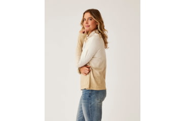 Image of Carve Designs Bodie Funnel Neck - Womens, Lt. Khaki Ombre, Extra Small, TKRB76-244-XS