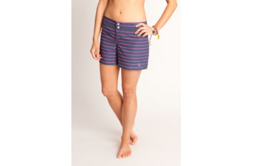 Image of Carve Designs Breakers Shorts - Women's-Indigo Beach/Indigo-6