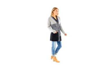 Image of Carve Designs Broughton Wrap Sweater - Womens, Iron, Extra Small, SWBR18-037-XS