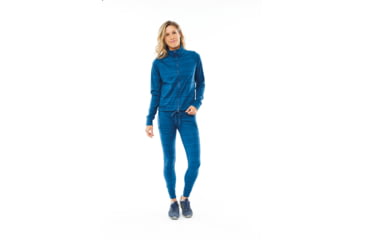 Image of Carve Designs Cameron Full Zip - Womens, Dusk Texture, Extra Small, JJZF74-428-XS