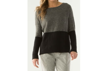 Image of Carve Designs Carmel Color-Blocked Sweater - Men's-Charcoal/Black-Small
