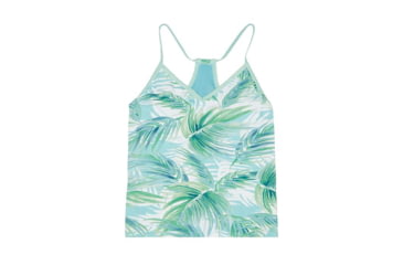 Image of Carve Designs Stinson Tankini - Womens, White Palms, Small, BKCA65-362-SM
