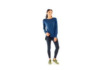 Image of Carve Designs Chelsea Long Sleeve Top - Womens, Dusk, Extra Small, TLWL73-541-XS