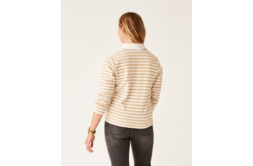 Image of Carve Designs Clara Fleece Pullover - Womens, Birch Even Stripe, Medium, FLPO15-282-MD