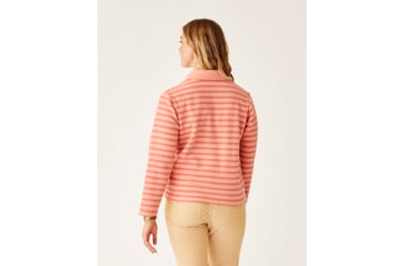 Image of Carve Designs Clara Fleece Pullover - Womens, Lt. Henna Even Stripe, Small, FLPO15-637-SM