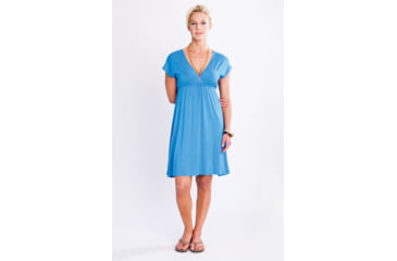 Image of Carve Designs Coco Dress - Women's-French Blue-Small