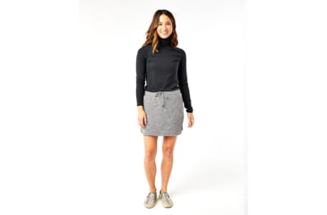 Image of Carve Designs Cypress Skirt - Womens, Pewter Heather, Extra Small, BKCS55-069-XS