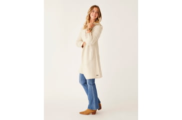 Image of Carve Designs Durango Plush Cardigan - Womens, Cement Herringbone, Large, SWDS40-090-LG