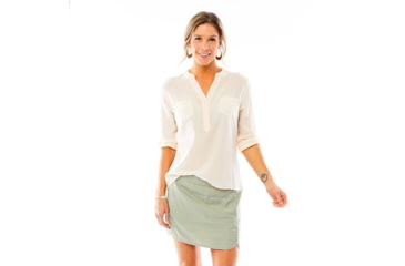 Image of Carve Designs Dylan Gauze Shirt, Blush, XS, TWDG26-683-XS