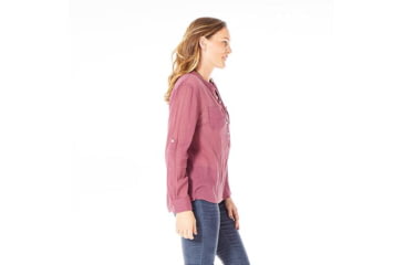 Image of Carve Designs Dylan Gauze Shirt - Women's-Clay-Large, TWDG26-249-LG