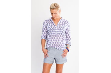 Image of Carve Designs Dylan Gauze Shirt - Women's-White-Small