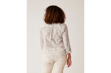 Image of Carve Designs Dylan Gauze Shirt -Womens, Cloud Ditsy, Medium, TWDG26-266-MD