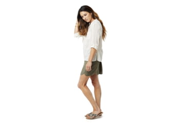 Image of Carve Designs Dylan Gauze Shirt - Womens, Foam, Medium, TWDG26-271-MD