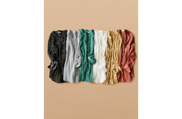 Image of Carve Designs Dylan Gauze Tunic - Womens, Forest Multistripe, Extra Small, TWTC52-339-XS