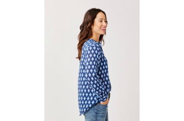 Image of Carve Designs Dylan Gauze Tunic - Womens, Navy Diamond, Small, TWTC52-432-SM