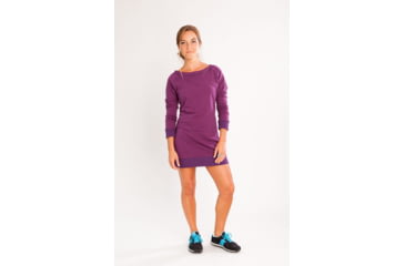 Image of Carve Designs Emmett Shirt / Dress - Women's-Purple Stripe-Small