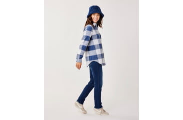 Image of Carve Designs Fairbanks Supersoft Shirt - Womens, Navy Plaid, Medium, TKSS70-909-MD