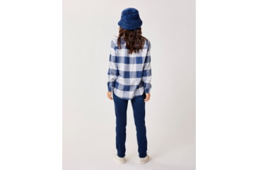 Image of Carve Designs Fairbanks Supersoft Shirt - Womens, Navy Plaid, Medium, TKSS70-909-MD