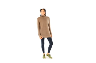 Image of Carve Designs Francesca Tunic Sweater - Womens, Walnut, Extra Small, SWTZ59-217-XS