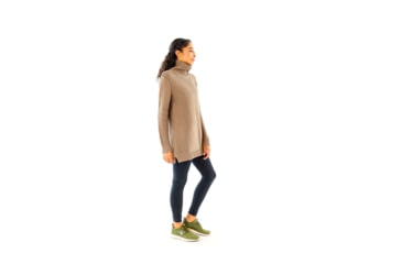 Image of Carve Designs Francesca Tunic Sweater - Womens, Walnut, Extra Small, SWTZ59-217-XS