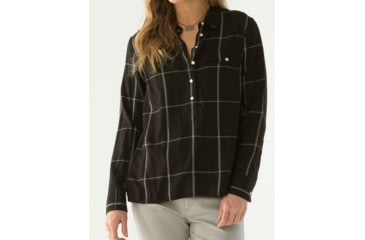 Image of Carve Designs Hammond Popover - Women's-Black Windowpane-Medium