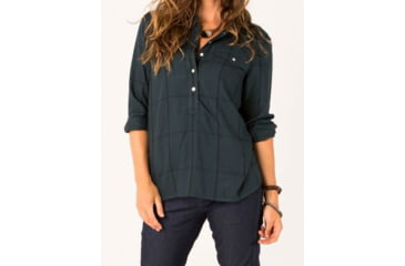 Image of Carve Designs Hammond Popover - Women's-Hunter Windowpane-Large