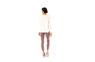 Image of Carve Designs Hillary Long Sleeve T-Shirt - Womens, Cloud, Extra Small, TLCR78-070-XS