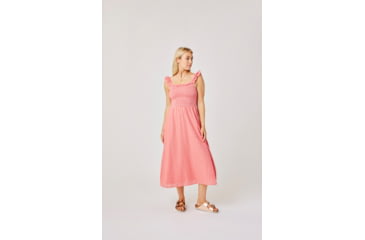Image of Carve Designs Indie Dress - Womens, Grapefruit Harris Stripe, Small, DRSQ50-660-SM