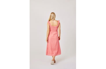 Image of Carve Designs Indie Dress - Womens, Grapefruit Harris Stripe, Small, DRSQ50-660-SM