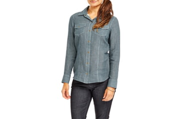 Image of Carve Designs Inverness Shirt - Womens -Evergreen Check-Large