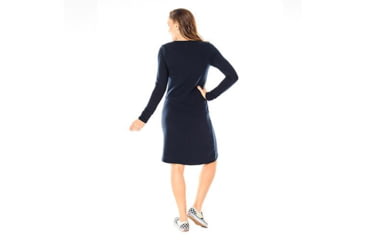 Image of Carve Designs Jones Longsleeve Dress - Women's-Black-Large, DRBS11-001-LG