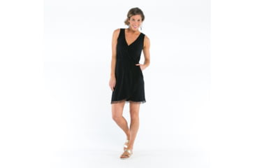 Image of Carve Designs Kendall Dress, Womens, Black, LG, DCFR56-001-LG