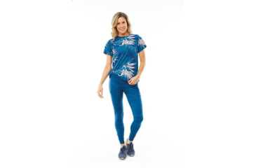 Image of Carve Designs Kinney T-Shirt - Womens, Indigo Shade, Extra Small, TSRU47-512-XS
