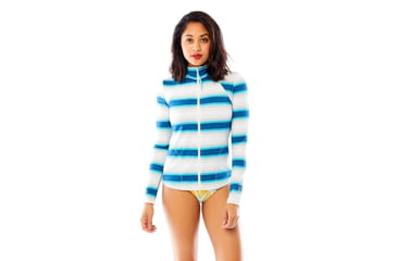 Image of Carve Designs Lake Sunshirt, Womens, Playa Stripe, SM, RGLS13-407-SM