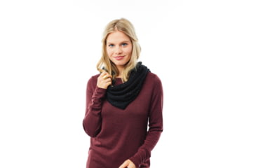 Image of Carve Designs Laurel Infinity Scarf - Womens, Black, One Size, HTNF40-001-OS