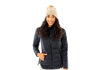 Image of Carve Designs Laurel Pom Hat - Womens, Agate, One Size, HTPP15-270-OS