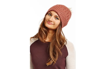 Image of Carve Designs Laurel Pom Pom Hat - Womens -Sienna