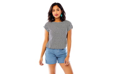Image of Carve Designs Lola Tee, Womens, Black Stripe, SM, TSCB18-003-SM