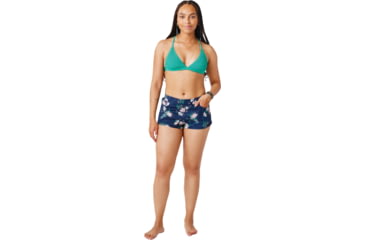 Image of Carve Designs Lorenzo Bikini Short - Womens, Bouquet, Extra Small, BBNJ19-597-XS