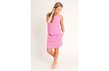Image of Carve Designs Meadow Dress - Women's-Raspberry Nautical-Small
