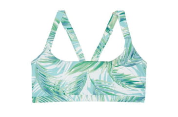 Image of Carve Designs Naples Top - Womens, White Palms, Small, BTHK53-362-SM