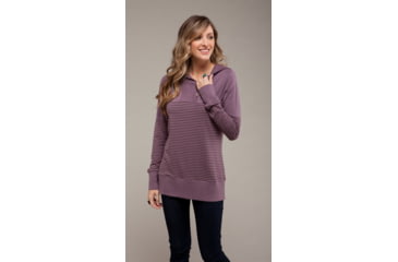 Image of Carve Designs Maison Hoodie - Women's-Fig w/ Espresso-Large