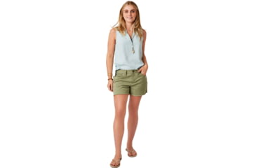 Image of Carve Designs Oahu 4in Twill Short - Womens, Olive, 2, SHOH71-350-02